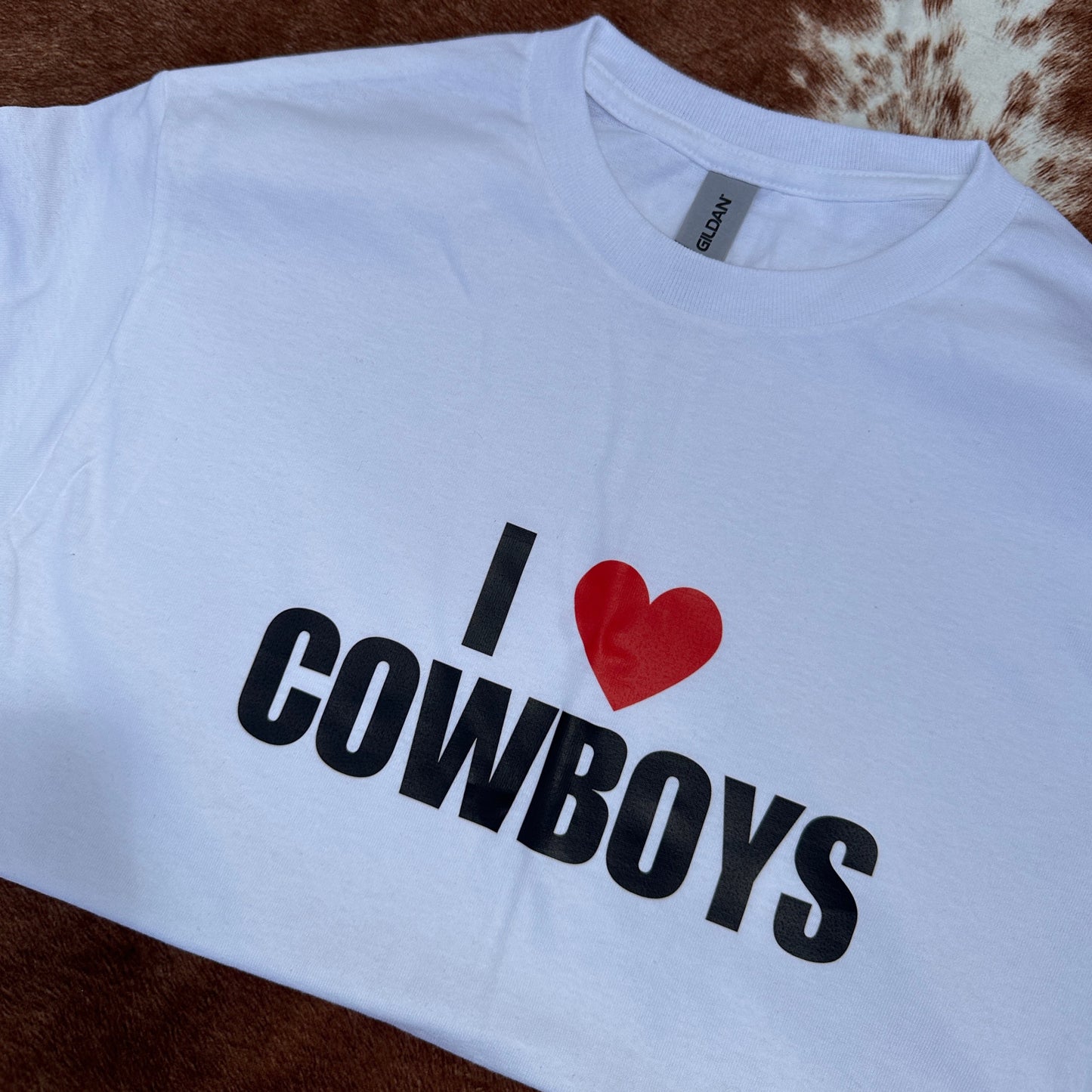 I HEART COWBOYS TSHIRT