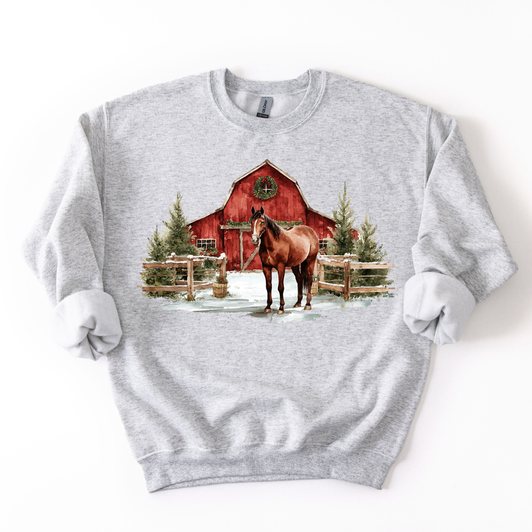 BARN HORSE CREWNECK
