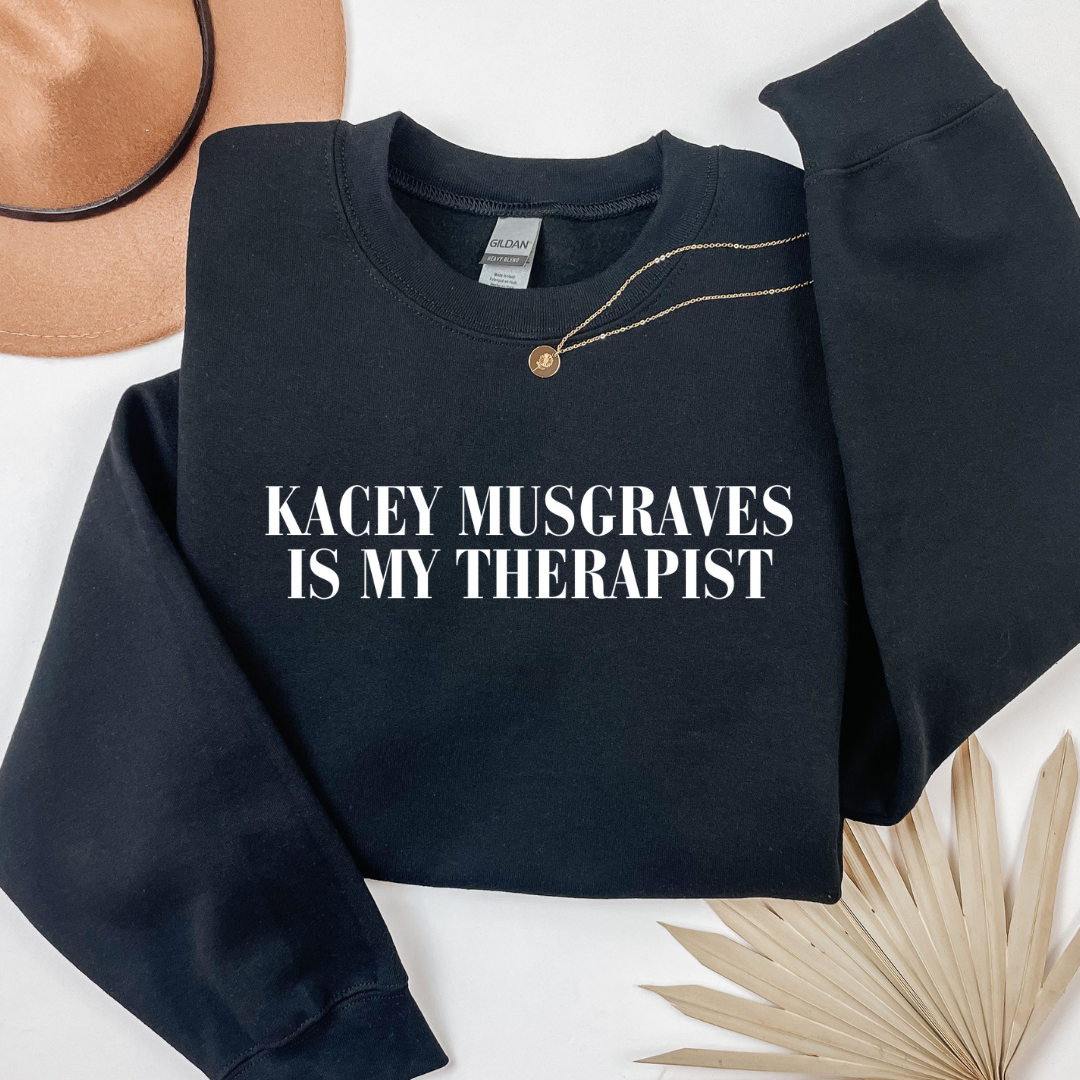 KACEY MUSGRAVES IS MY THERAPIST CREWNECK