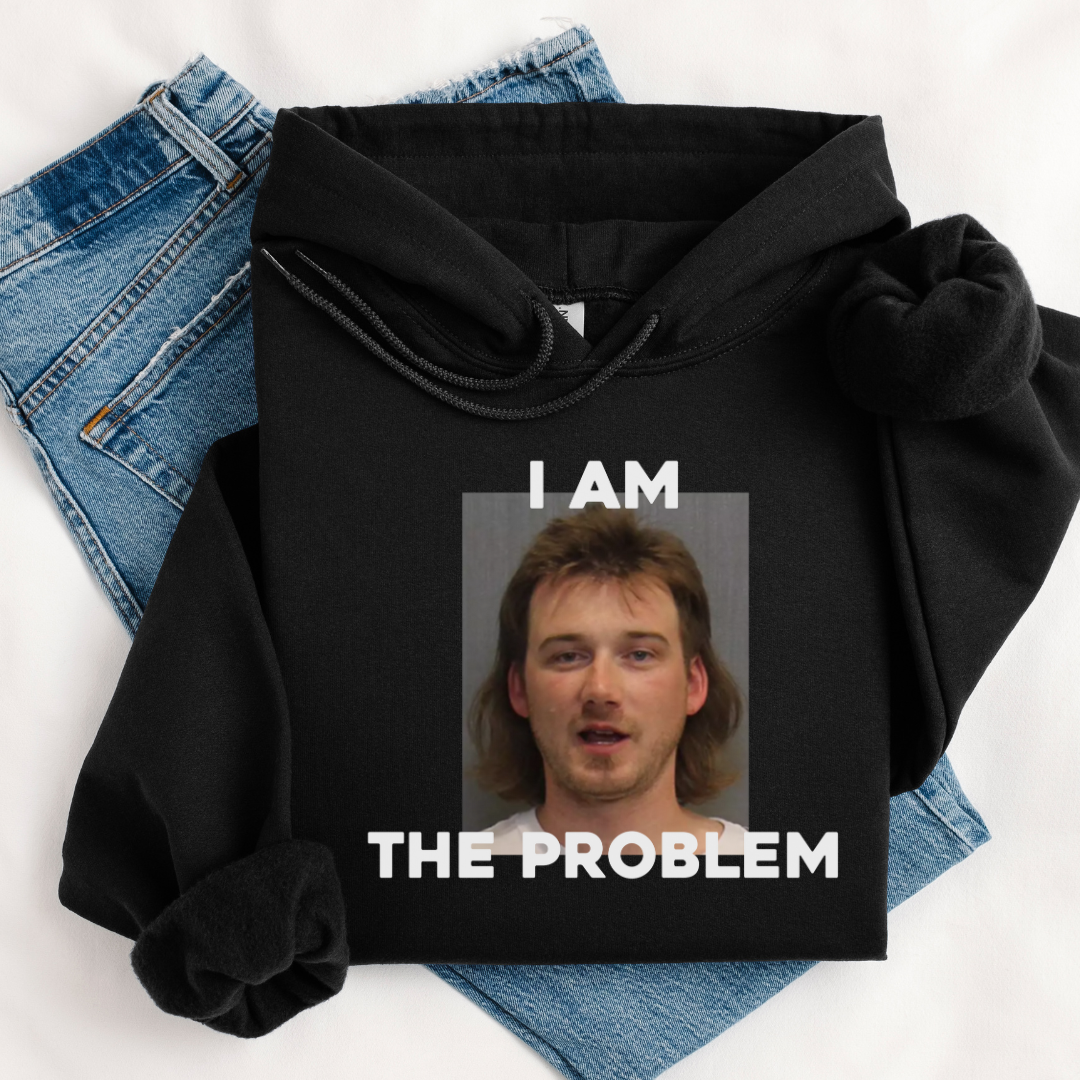 I AM THE PROBLEM OLD MUGSHOT HOODIE