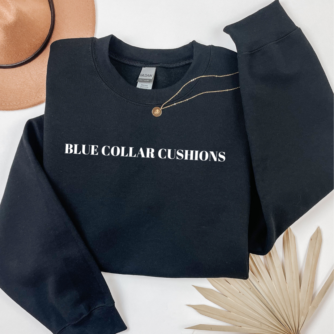 BLUE COLLAR CUSHIONS CREWNECK