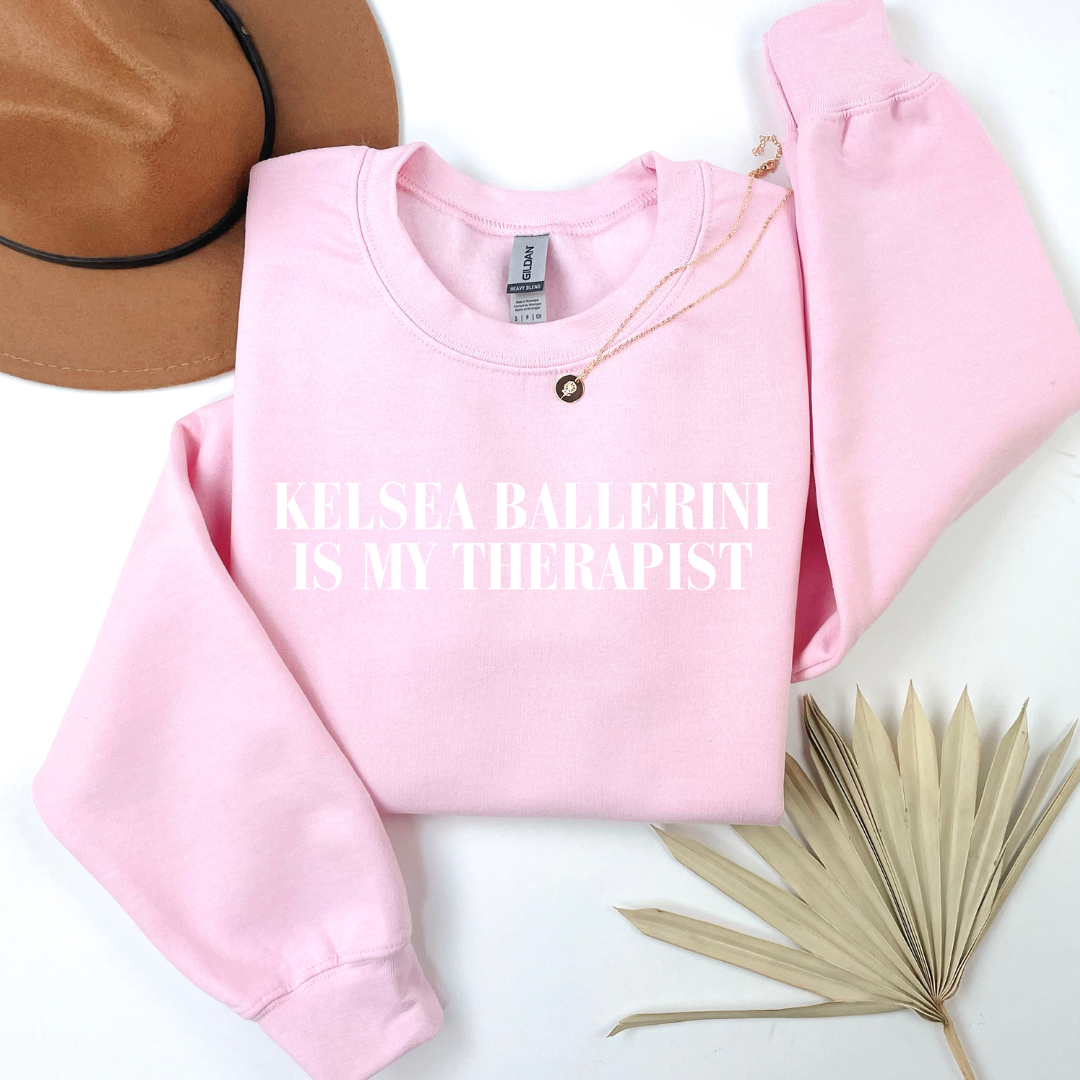 KELSEA BALLERINI IS MY THERAPIST CREWNECK