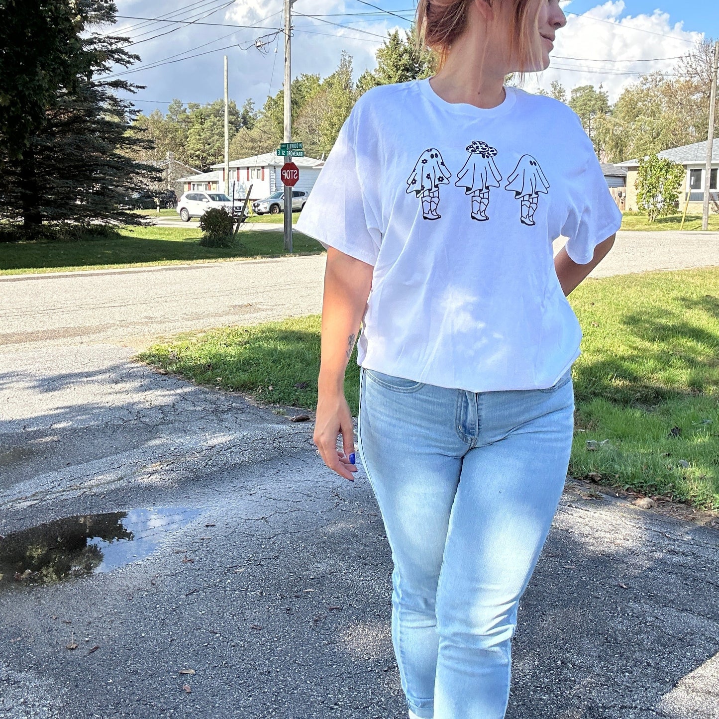 COWBOY BOOT GHOSTIE TSHIRT