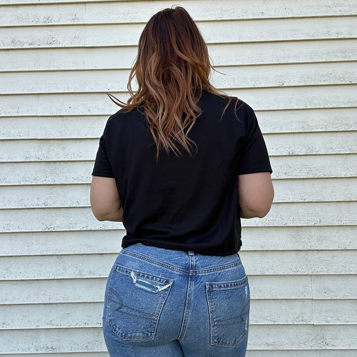 YOU LOOK LIKE YOU LOVE ME CROP TEE