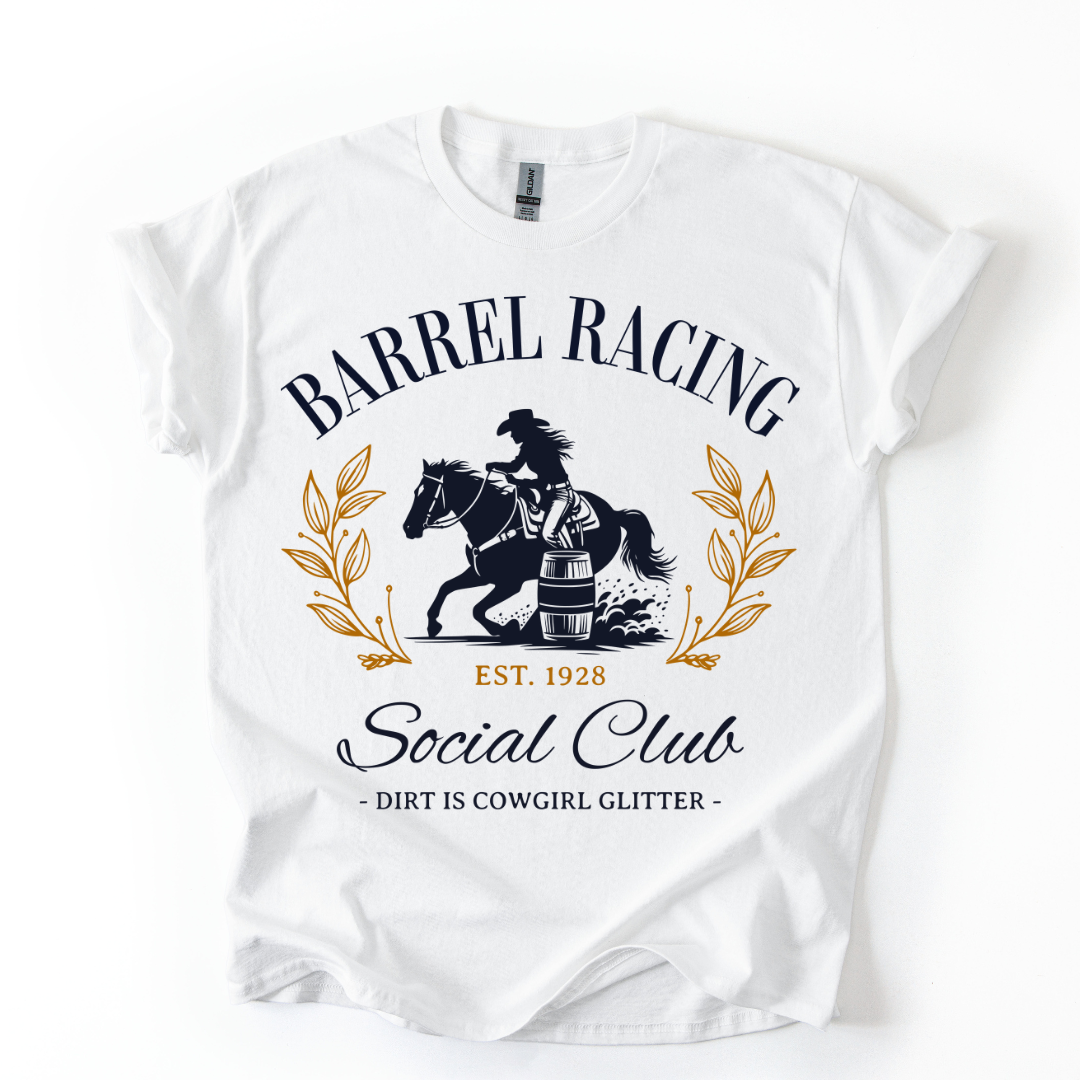 BARREL RACING SOCIAL CLUB TSHIRT