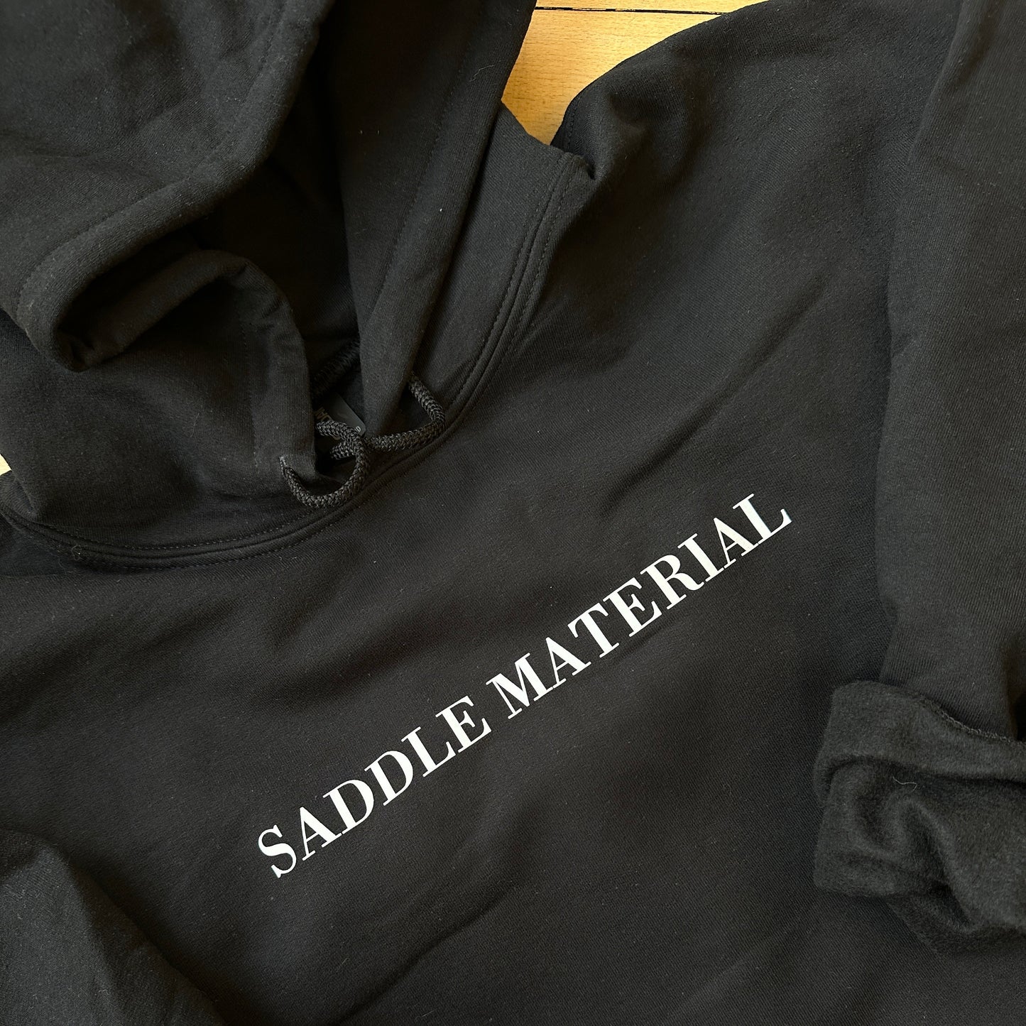 SADDLE MATERIAL HOODIE