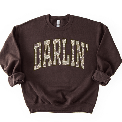 CAMO DARLIN CREWNECK