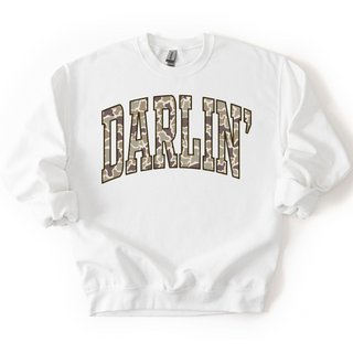 CAMO DARLIN CREWNECK