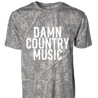DAMN COUNTRY MUSIC CAMO TSHIRT