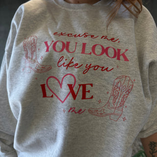 EXCUSE ME CREWNECK
