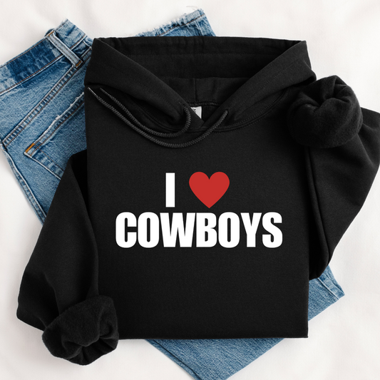 I ❤️ COWBOYS HOODIE