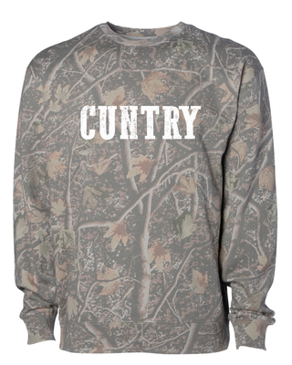 CUNTRY CAMO CREWNECK