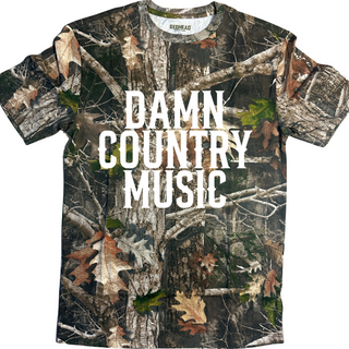 DAMN COUNTRY MUSIC CAMO TSHIRT