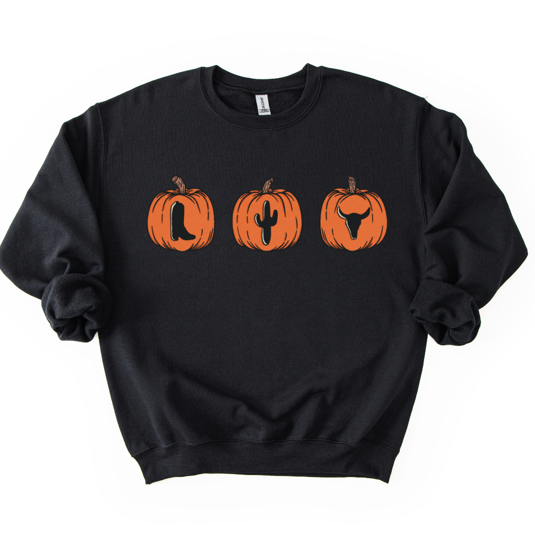 PUMPKIN TRIO CREWNECK