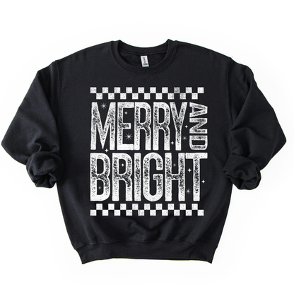 MERRY AND BRIGHT CREWNECK