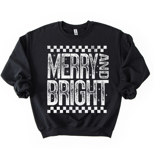 MERRY AND BRIGHT CREWNECK