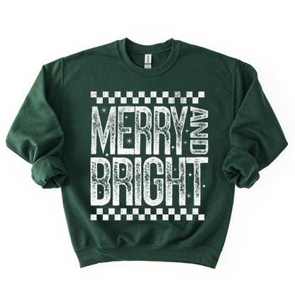 MERRY AND BRIGHT CREWNECK