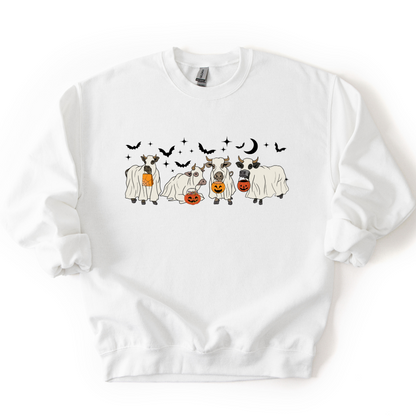 HALLOWEEN COWS CREWNECK