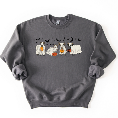 HALLOWEEN COWS CREWNECK