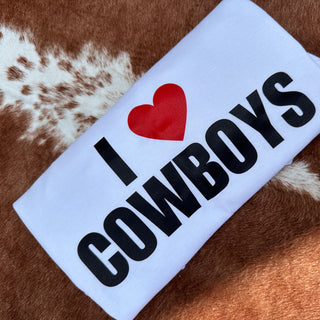 I HEART COWBOYS TSHIRT