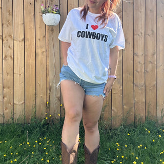 I HEART COWBOYS TSHIRT