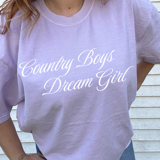 COUNTRY BOYS DREAM GIRL TSHIRT