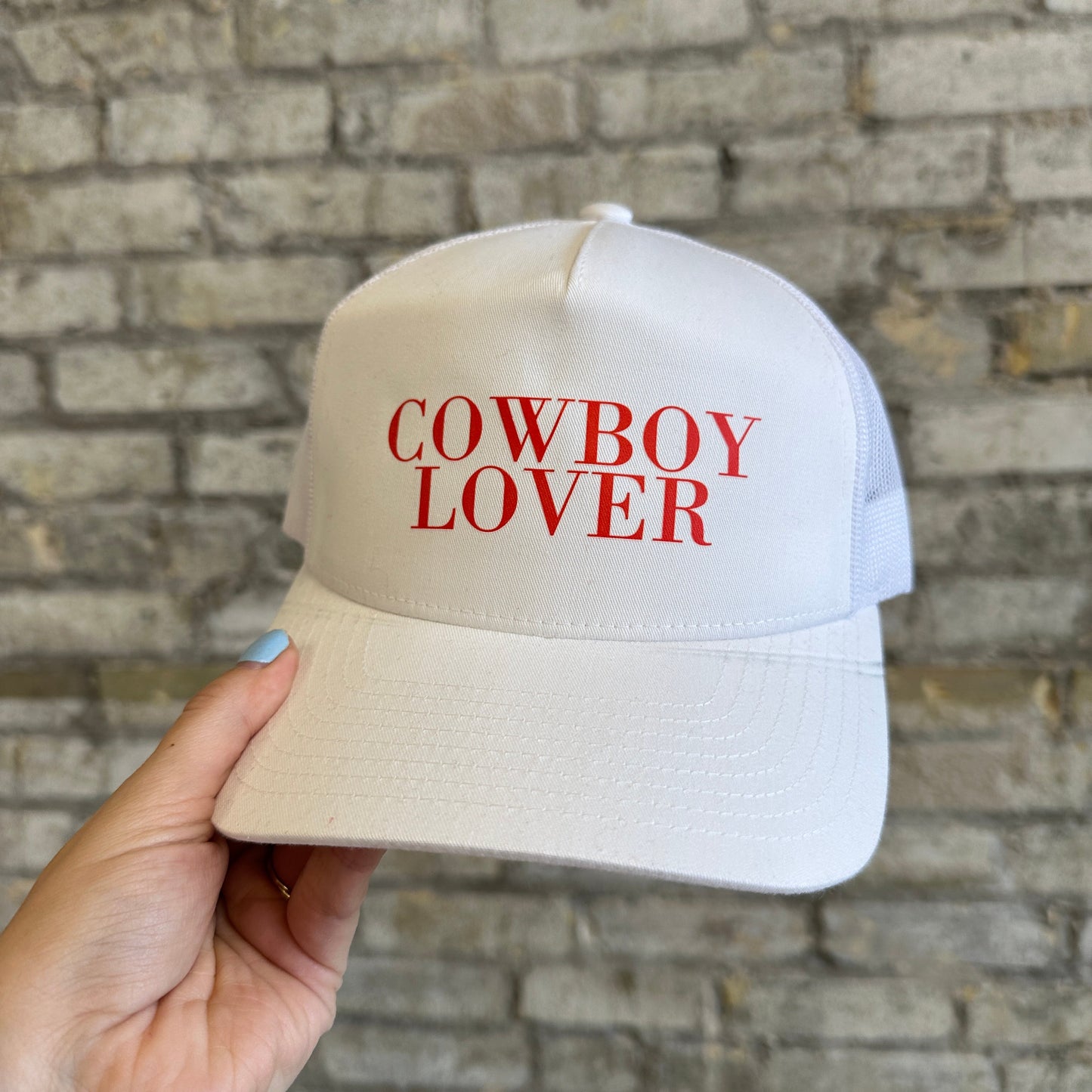 COWBOY LOVER TRUCKER HAT