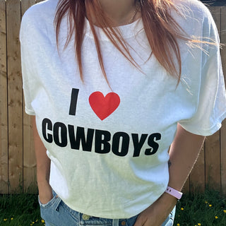 I HEART COWBOYS TSHIRT