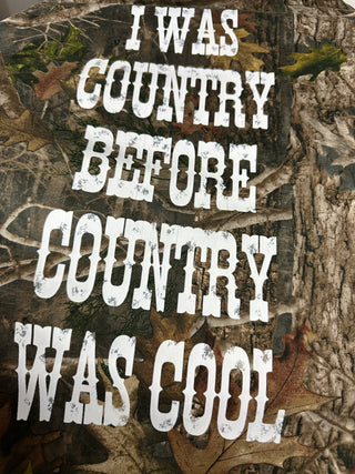 COUNTRY COOL CAMO TSHIRT