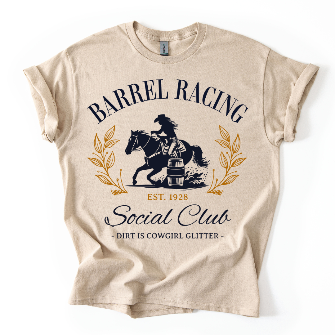 BARREL RACING SOCIAL CLUB TSHIRT