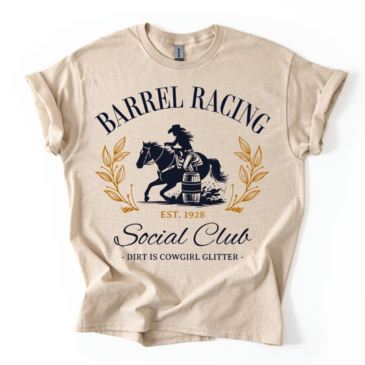 BARREL RACING SOCIAL CLUB TSHIRT