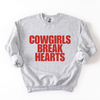 COWGIRLS BREAK HEARTS CREWNECK